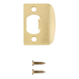 Kwikset 83437-04 Square Corner Full Lip Strike in Satin Brass