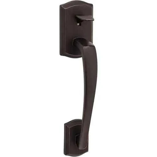 Kwikset 814PTH-11P Prescott Handle Only; No Deadbolt in Venetian Bronze