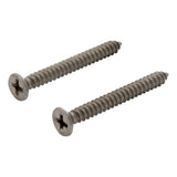 Kwikset Dummy Mounting Screws Dummy Door Lever in Satin Nickel