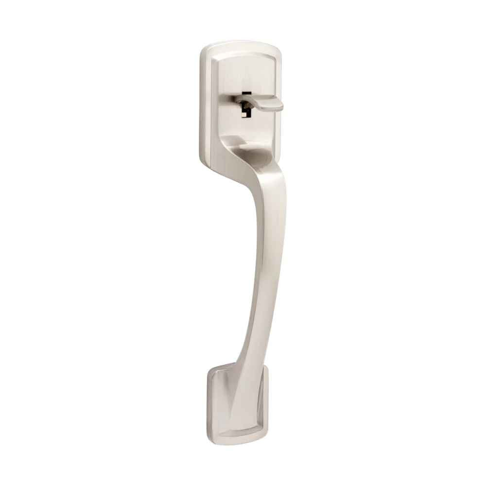 Kwikset 814PGH-26 Prague Handle Only; No Deadbolt in Bright Chrome