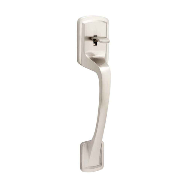 Kwikset 814PGH-26 Prague Handle Only; No Deadbolt in Bright Chrome