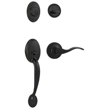 Weslock L2810-1X1FR2D oil rubbed bronze single cylinder handleset