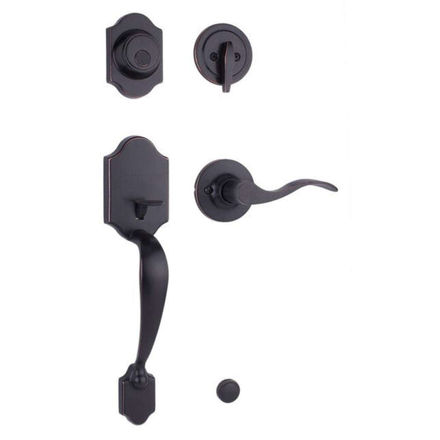 Weslock L2825-1X10020 oil rubbed bronze dummy handleset