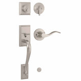 Weslock L2830-NXNFR2D satin nickel single cylinder handleset