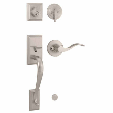 Weslock L2830-NXNFR2D satin nickel single cylinder handleset