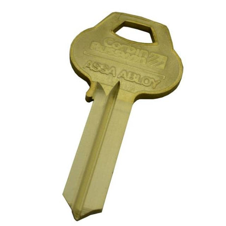 Corbin Russwin L45PIN10 5 Pin Key Blank L4 Keyway, front view