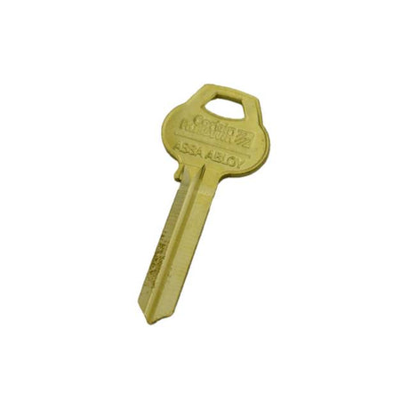 Corbin Russwin L47PIN10 7 Pin Key Blank L4 Keyway, front view