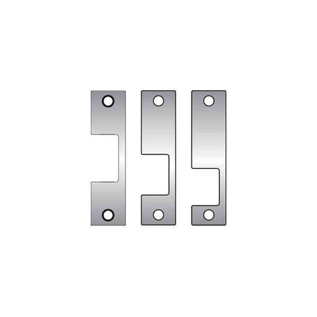 HES LB-630 satin stainless steel electric strike faceplate