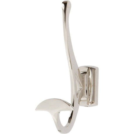 Atlas Homewares LGH-PN polished nickel double robe hook