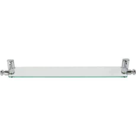 Atlas Homewares LGSF-CH polished chrome glass shelf