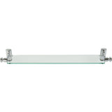 Atlas Homewares LGSF-CH polished chrome glass shelf
