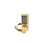 Kaba Simplex LL101105 antique brass mechanical pushbutton lock