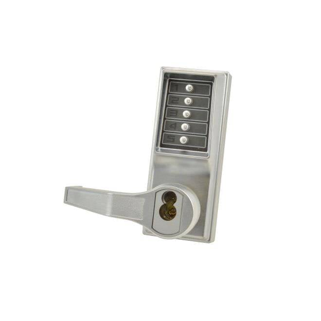Kaba Simplex LR8146S26D satin chrome combination entry