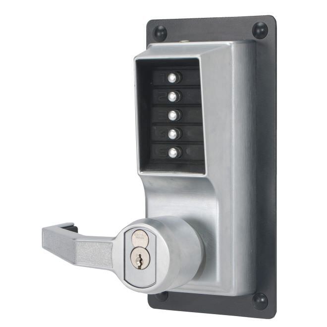Kaba Simplex LRP1020B26D satin chrome combination controlled lever
