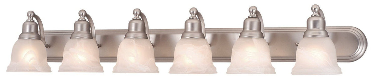 Vaxcel LS-VLD106BN LS-VLD106 Lasalle Steel 6L Vanity Brushed Nickel