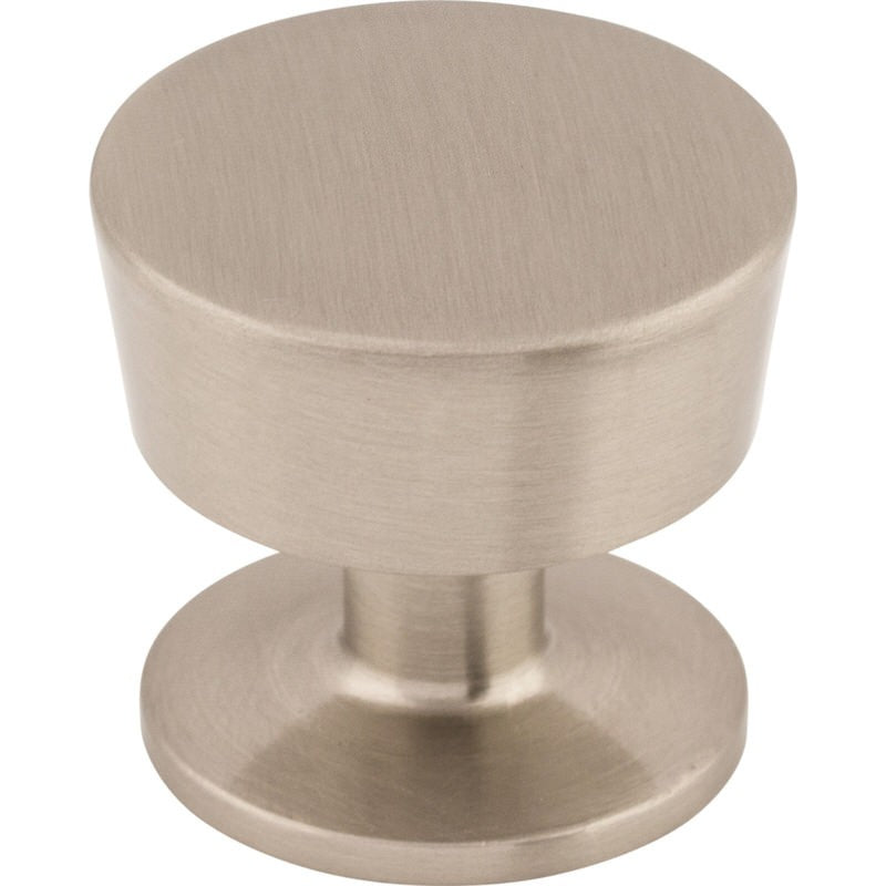 Top Knobs M1122 Nouveau cabinet knobs in satin stainless, additional view