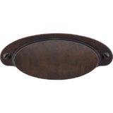 Top Knobs M1195 patina rouge cup pulls