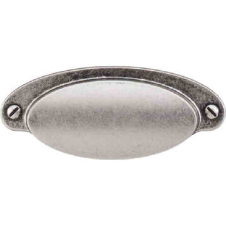 Top Knobs M1196 pewter antique cup pulls