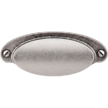 Top Knobs M1196 pewter antique cup pulls