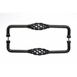 Top Knobs M1242-18 PAIR pewter door pull