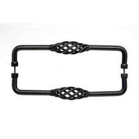 Top Knobs M1242-18 PAIR pewter door pull