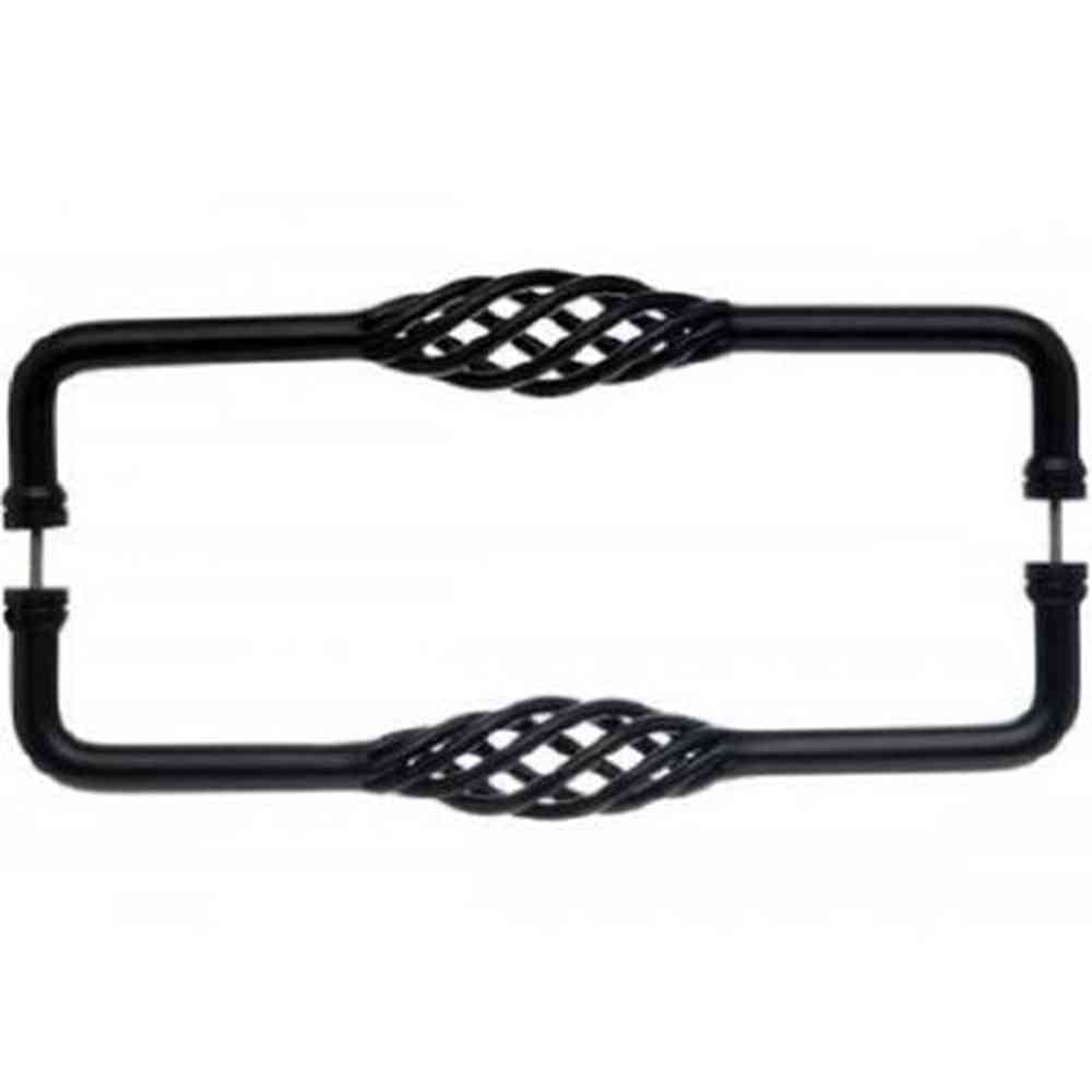 Top Knobs M1243-12 PAIR patina black door pull