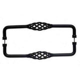 Top Knobs M1243-18 PAIR patina black door pull