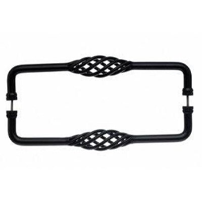 Top Knobs M1243-18 PAIR patina black door pull