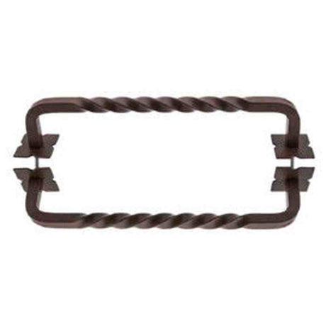 Top Knobs M1245-12 patina rouge cabinet pull / appliance pull