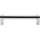 Top Knobs M1256 polished nickel bar cabinet pull