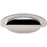 Top Knobs M1299 polished nickel cup pulls