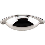 Top Knobs M1302 polished nickel cup pulls