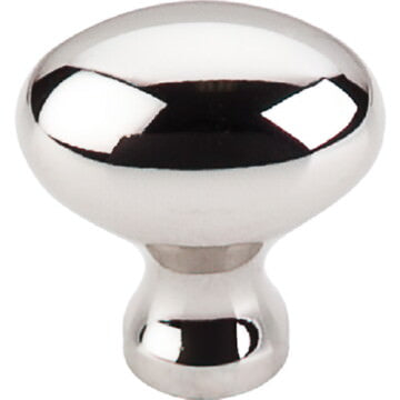 Top Knobs M1305 polished nickel oval cabinet knob