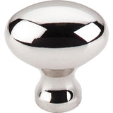 Top Knobs M1305 polished nickel oval cabinet knob
