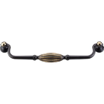 Top Knobs M141 dark antique brass cabinet drop bail pulls