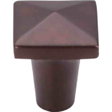 Top Knobs M1513 mahogany bronze square cabinet knob