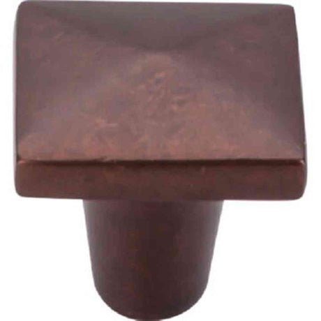 Top Knobs M1518 mahogany bronze square cabinet knob