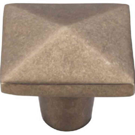 Top Knobs M1521 light bronze square cabinet knob