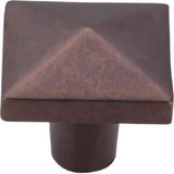 Top Knobs M1523 mahogany bronze square cabinet knob
