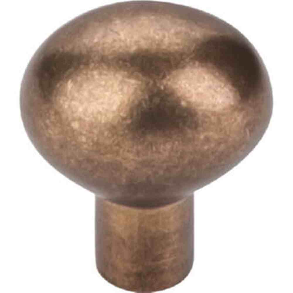 Top Knobs M1526 light bronze oval cabinet knob