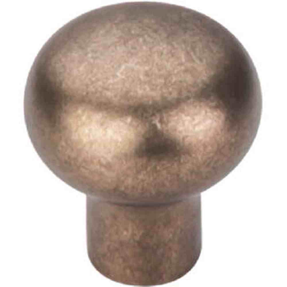 Top Knobs M1546 light bronze round cabinet knob