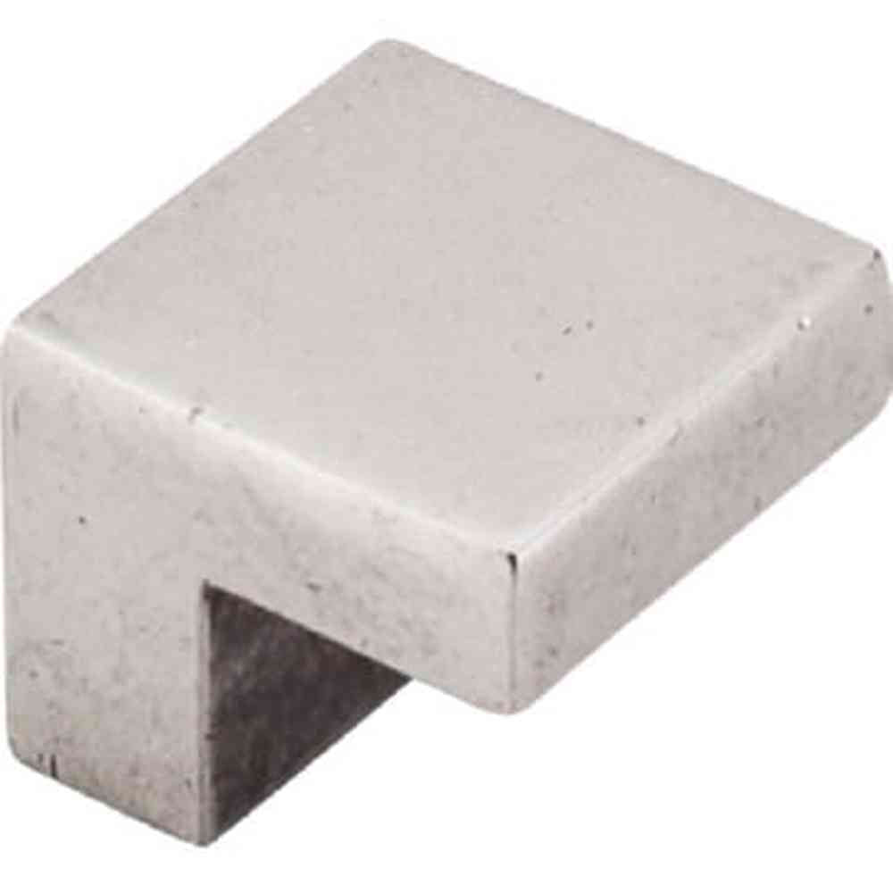 Top Knobs M1589 pewter antique square cabinet knob