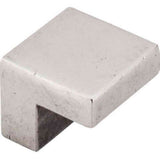 Top Knobs M1589 pewter antique square cabinet knob