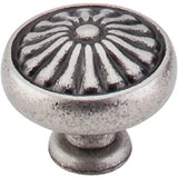 Top Knobs M1598 pewter antique cabinet knob