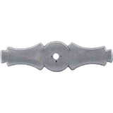 Top Knobs M172 pewter light cabinet backplates