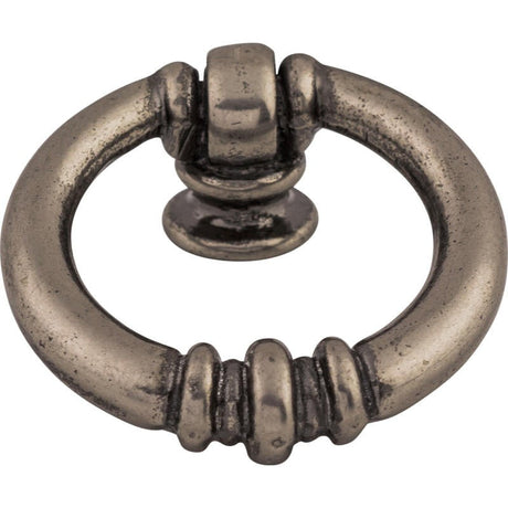 Top Knobs M173 pewter antique ring pull