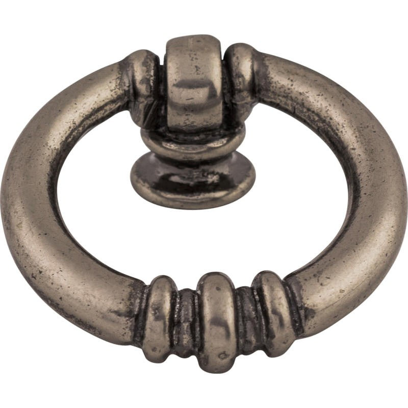 Top Knobs M173 pewter antique ring pull