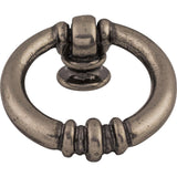 Top Knobs M173 pewter antique ring pull