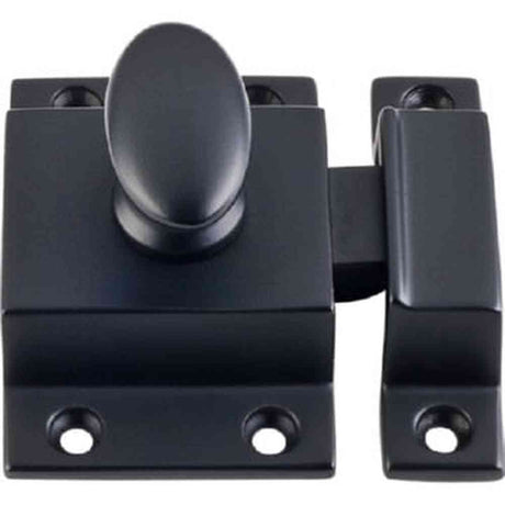 Top Knobs M1781 flat black cabinet catches and latches