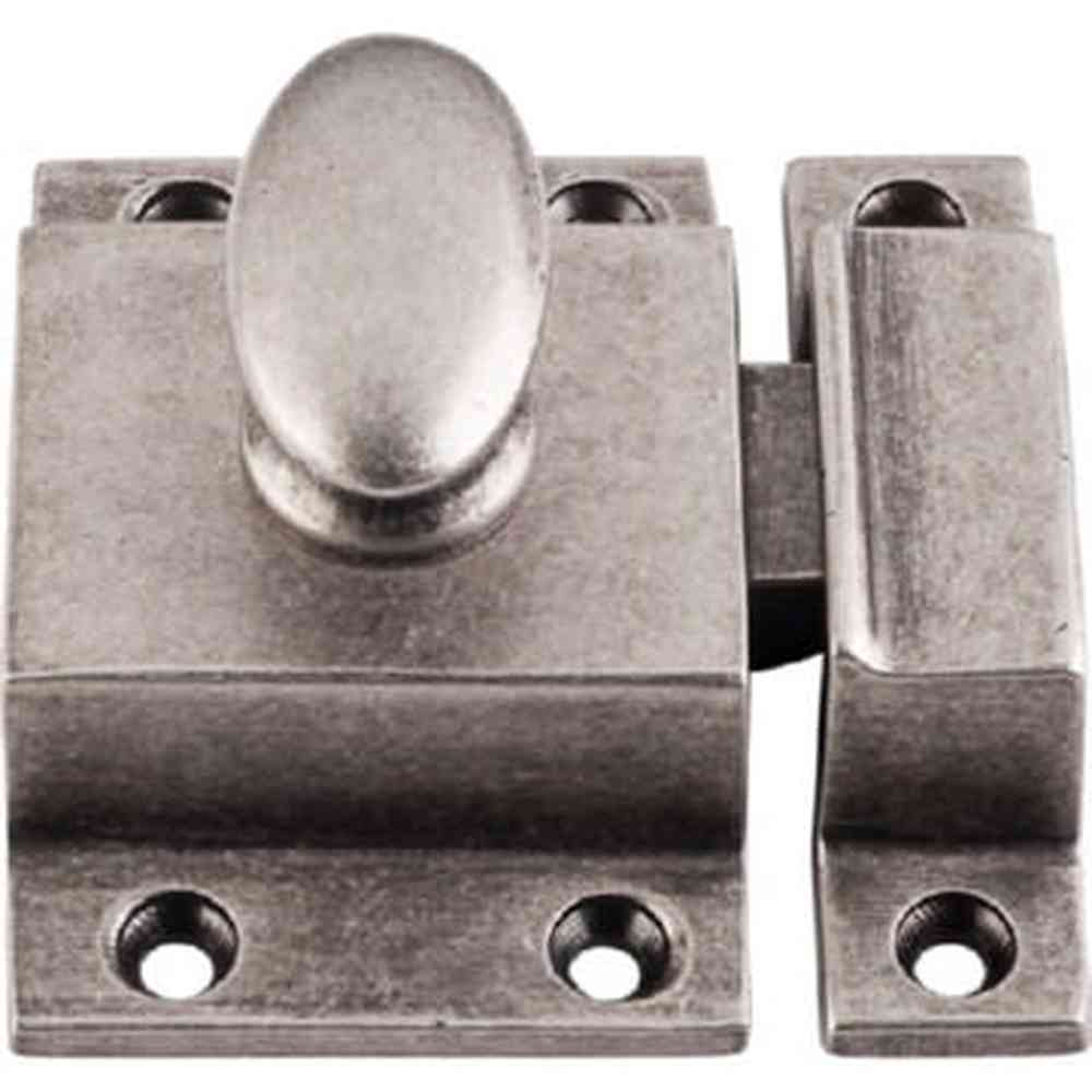Top Knobs M1786 pewter antique cabinet catches and latches